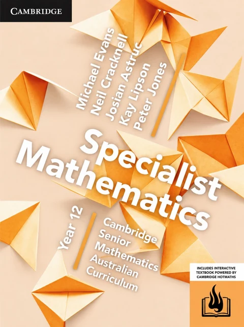 Specialist Mathematics Year 12
